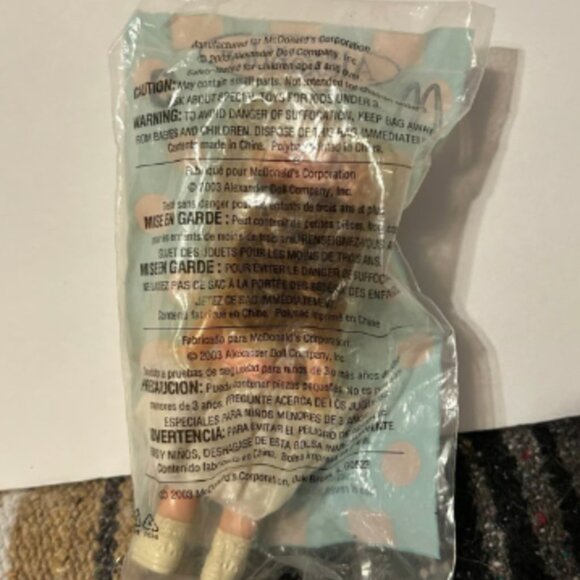 Madame Alexander McDonald’s 2003 Flower Girl Doll Toy #3 Vintage New Sealed - Picture 3 of 3